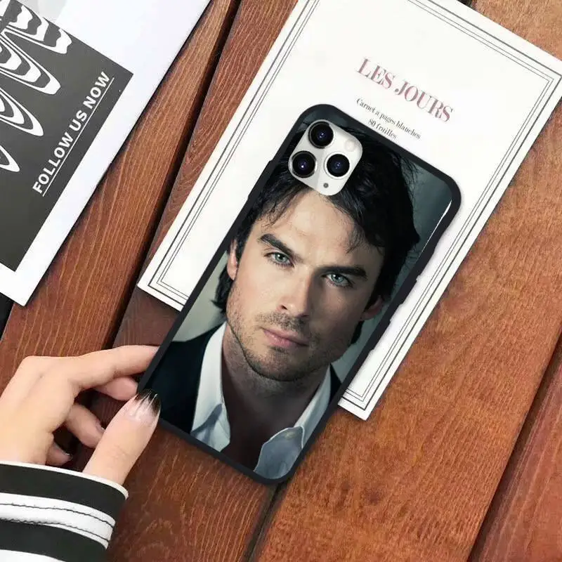 

Vampire Diaries ian somerhalder Phone Case for iPhone 11 12 pro XS MAX 8 7 6 6S Plus X 5S SE 2020 XR