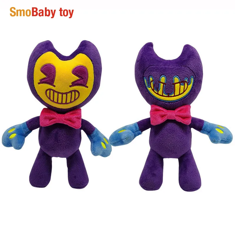 

2pcs/lot New Bendy Doll The Ink Machine Plush Toys Soft Stuffed Thriller Game Peluche Toy for Children Great Gifts