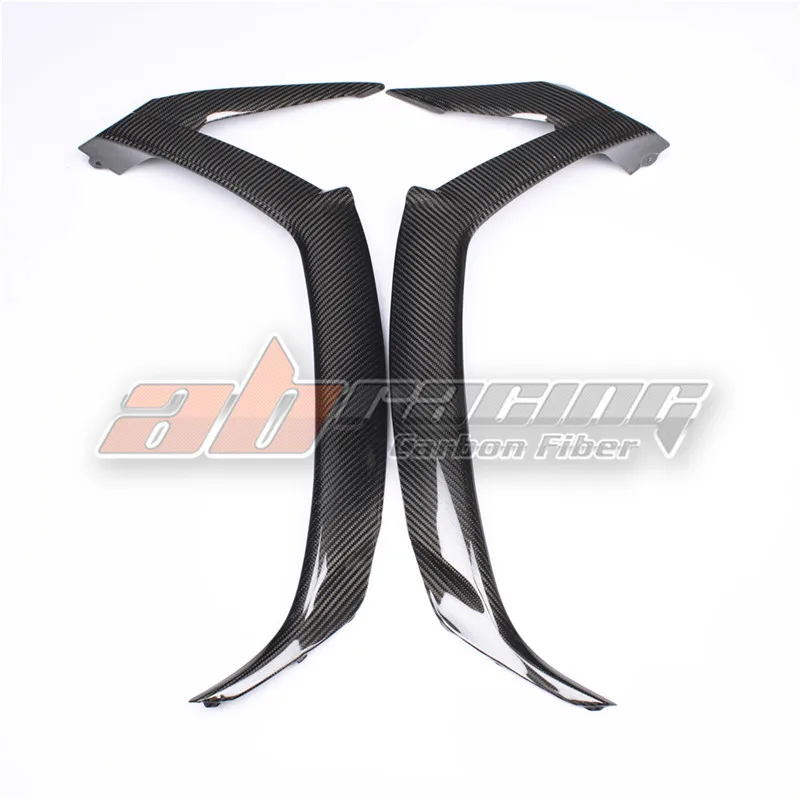

Front Right Lips Fairings Cover For Kawasaki ZX10R 2011 2012 2013 2014 2015 17 18 19 Full Carbon Fiber 100% Twill