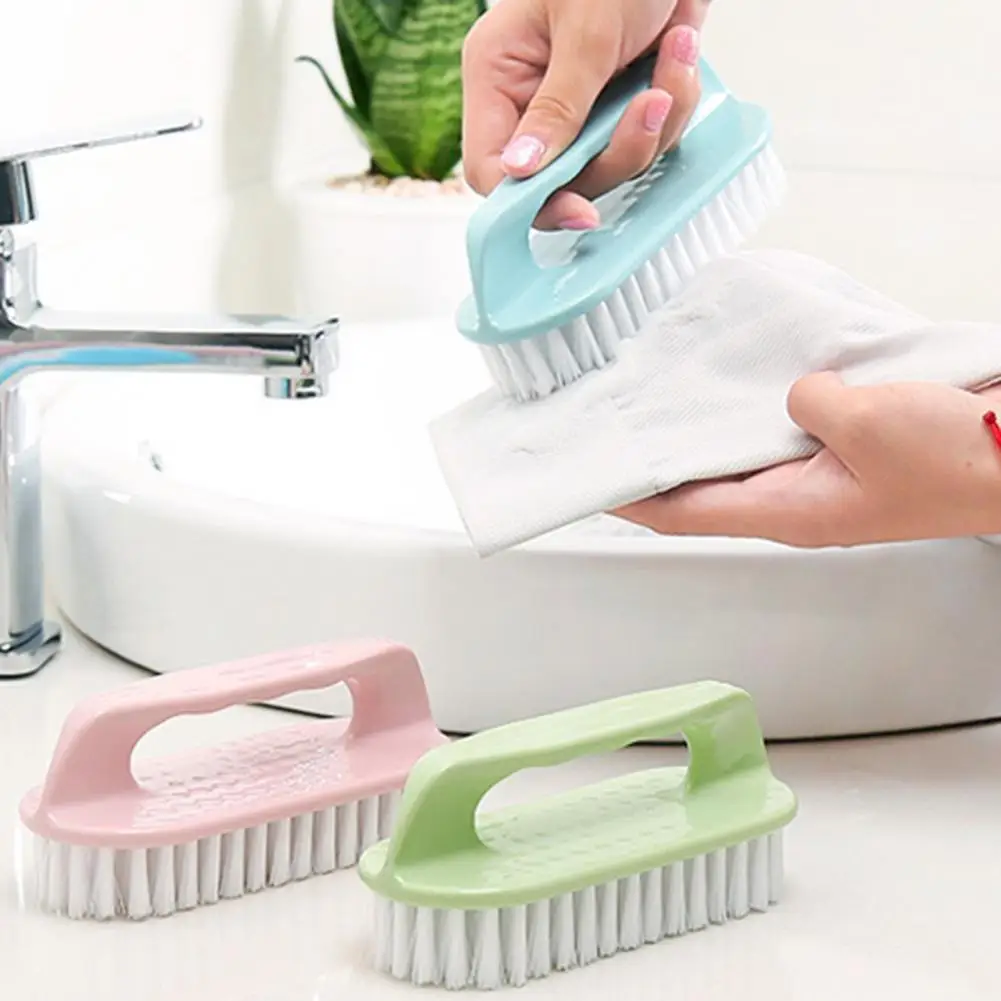 

Бытовая ручная щетка высокой плотности для чистки, экономичная пластиковая щетка для глубокого очищения белья для дома, Товары для ванной к...