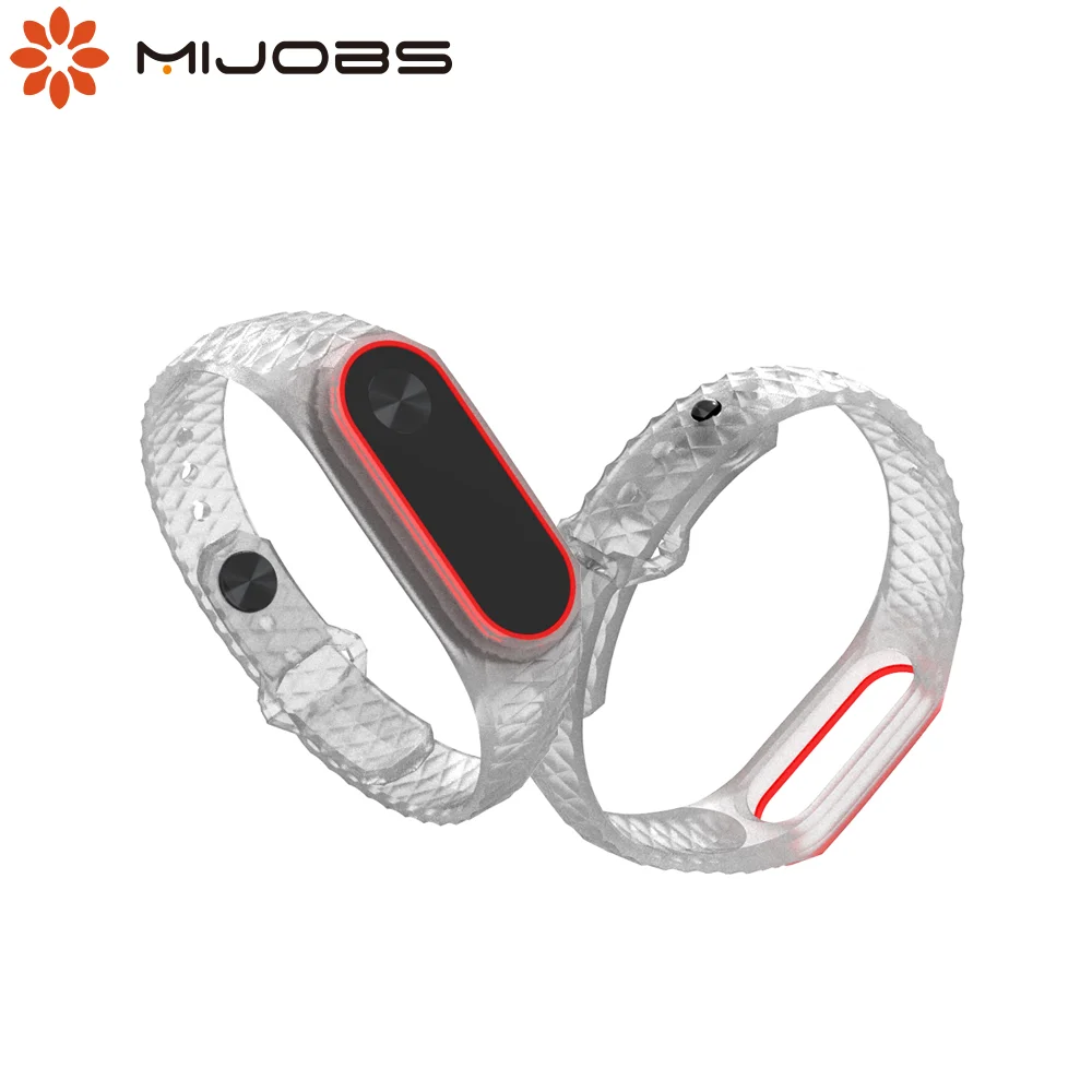 Силиконовый ремешок для браслета Mijobs Mi Band 2 браслет Aurora Xiaomi mi band смарт Correa Miband