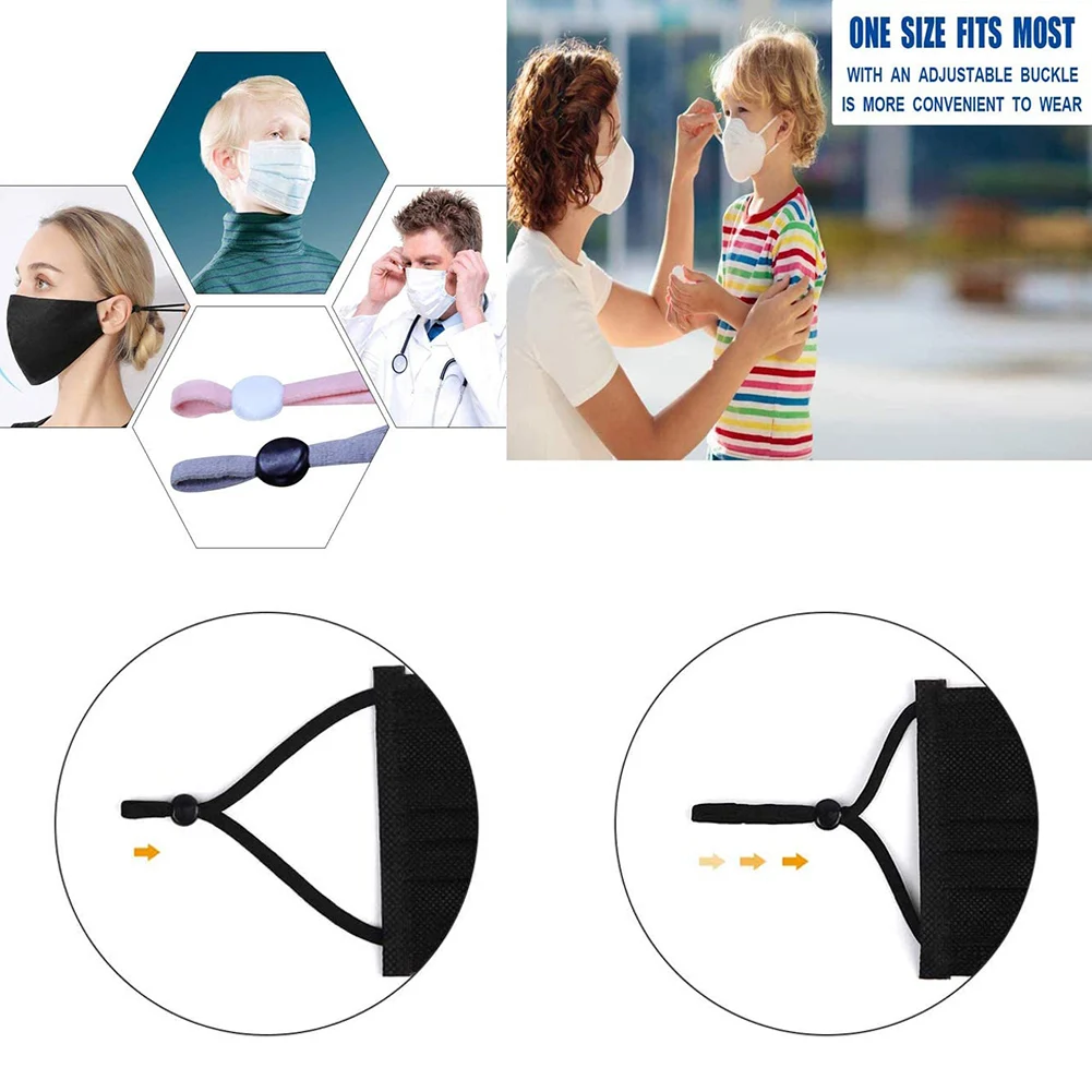 200 шт. круглые шнурки с фиксаторами плоские регулируемые бусины пряжкой