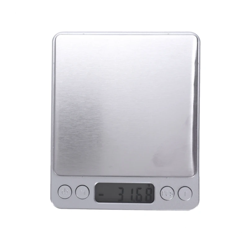 

500g x 0.01g Portable Mini Electronic Food Scales Pocket Case Postal Kitchen Jewelry Weight Balance Digital Scale With 2 Tray