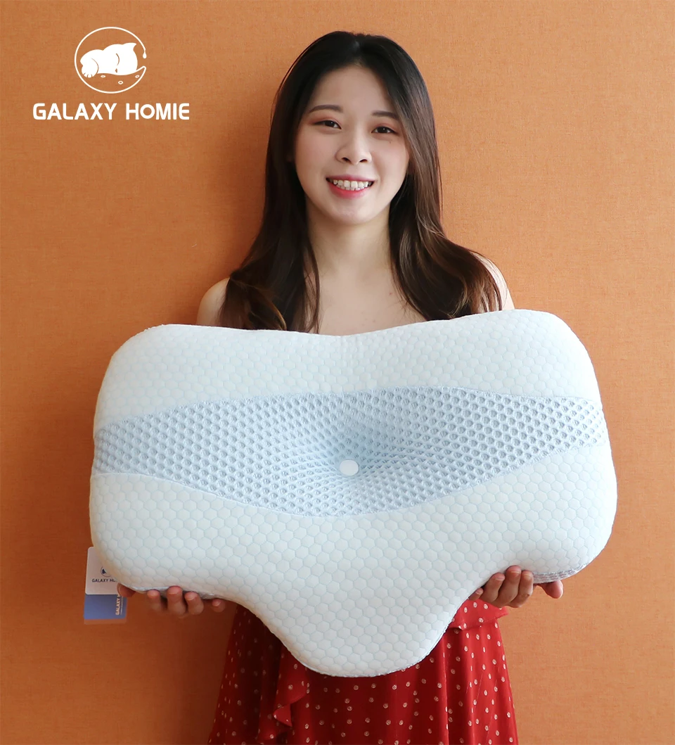 Дышащая подушка для поддержки шеи из пены с эффектом памяти Ортопедическая
