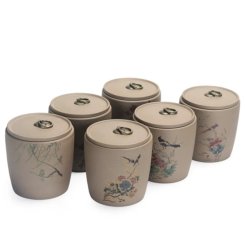 Керамические контейнеры для чая герметичные керамические банки большой