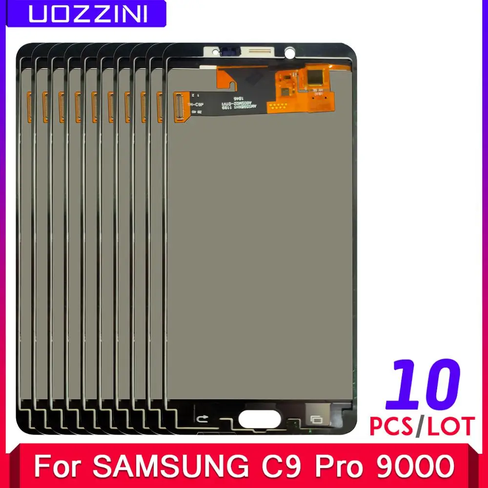 10 шт./лот TFT ЖК экран для SAMSUNG Galaxy C9 Pro C9000 дисплей сенсорный дигитайзер в сборе