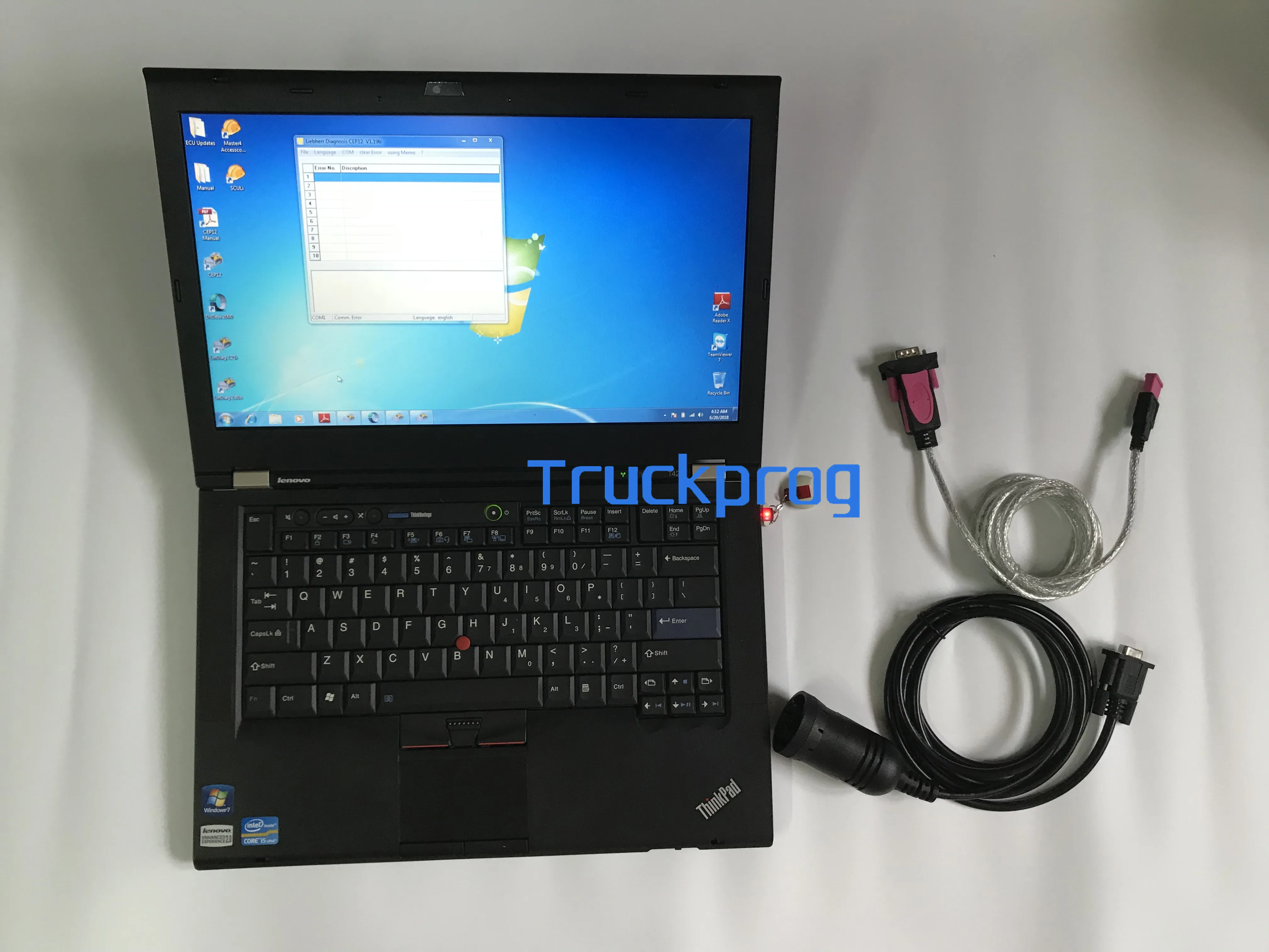 Для диагностического инструмента Liebherr + T420 ноутбука LIEBHERR кран авто DIAGNOSTIC SERVICE