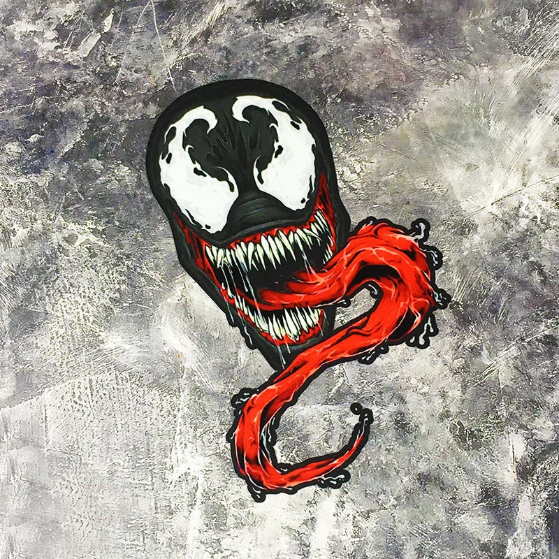 

Marvel Car Sticker Marvel Hero Reflective Rear Glass Sticker Body Venom Scratch Sticker Modification Decorative Sticker