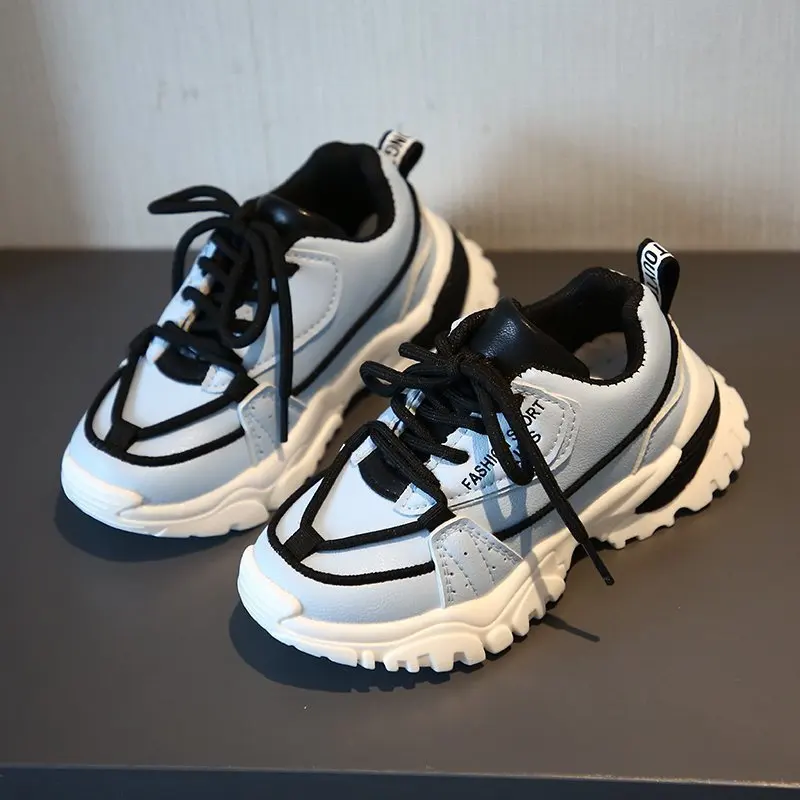 

Boys Sneakers Children Casual Shoes For Boys Shoes Girls Sneakers Kids Shoes Lace-up Breathable Mesh Running Student Fashion