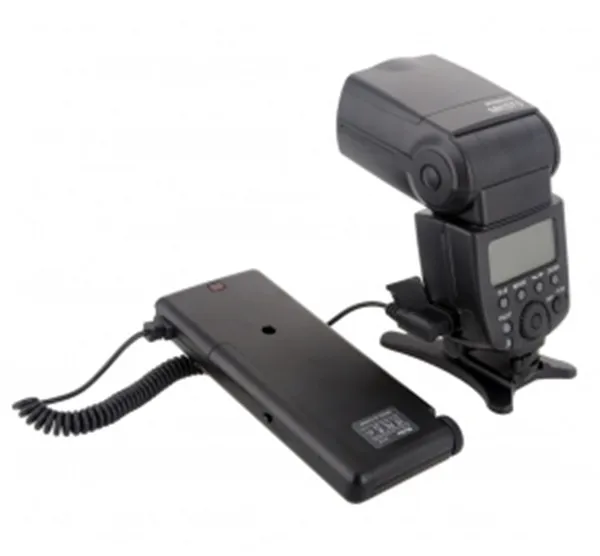 

Meike MK-SD8A-N flash battery box for hot shoe flash and ring flash