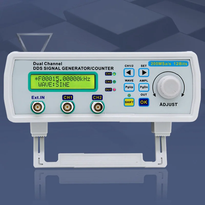 MHS-5200A цифровой DDS двухканальный генератор сигналов частота источника Высокая