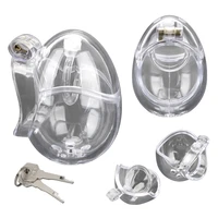 fully restraint penis cage male chastity cage lock devices cockrings sex toys for men scrotum ball stretcher with thorn ring