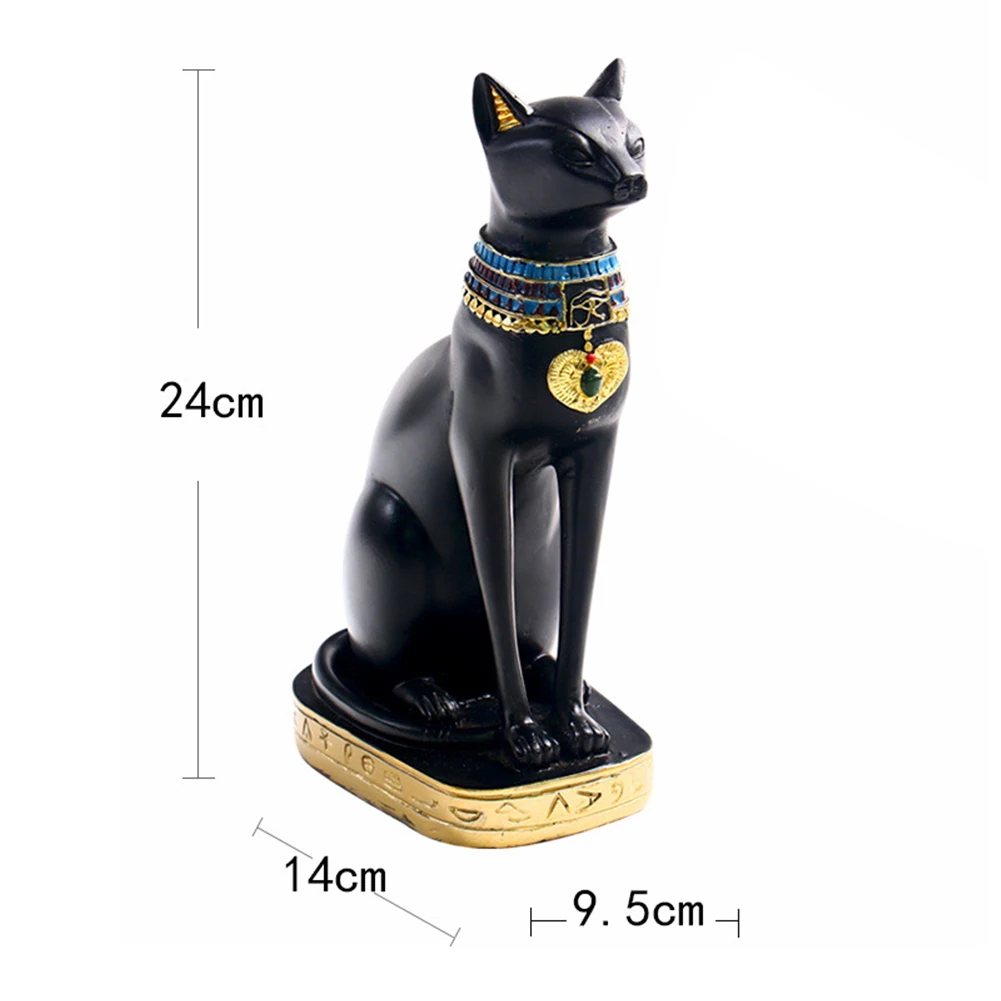 

Vintage Home Decoration Egyptian Goddess Bastet Cats Collectible Figurine Statue Home Office Decor Cats Figurine