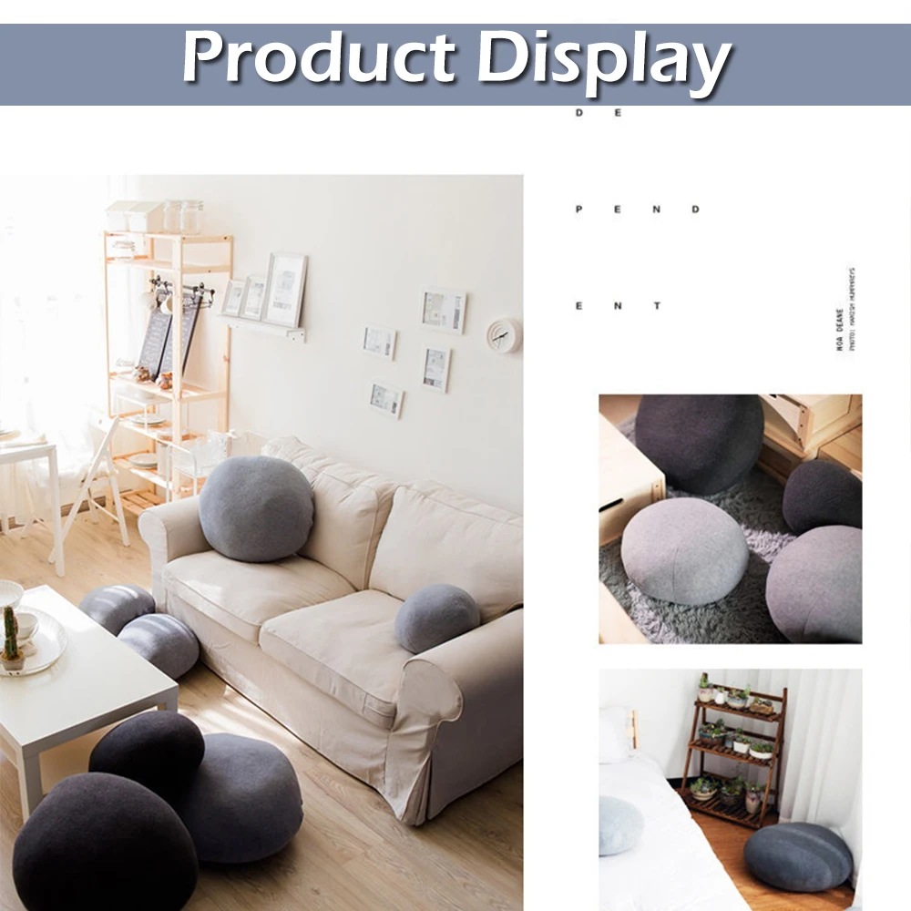 3D Искусственные огромные живые камни подушки плюшевые игрушки для детей