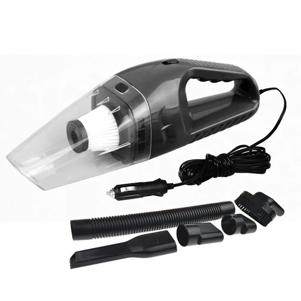 

Hot Portable 120W 12V Car Vacuum Cleaner Handheld Mini Vacuum Cleaner Super Suction 5m Cable Wet And Dry Dual Use