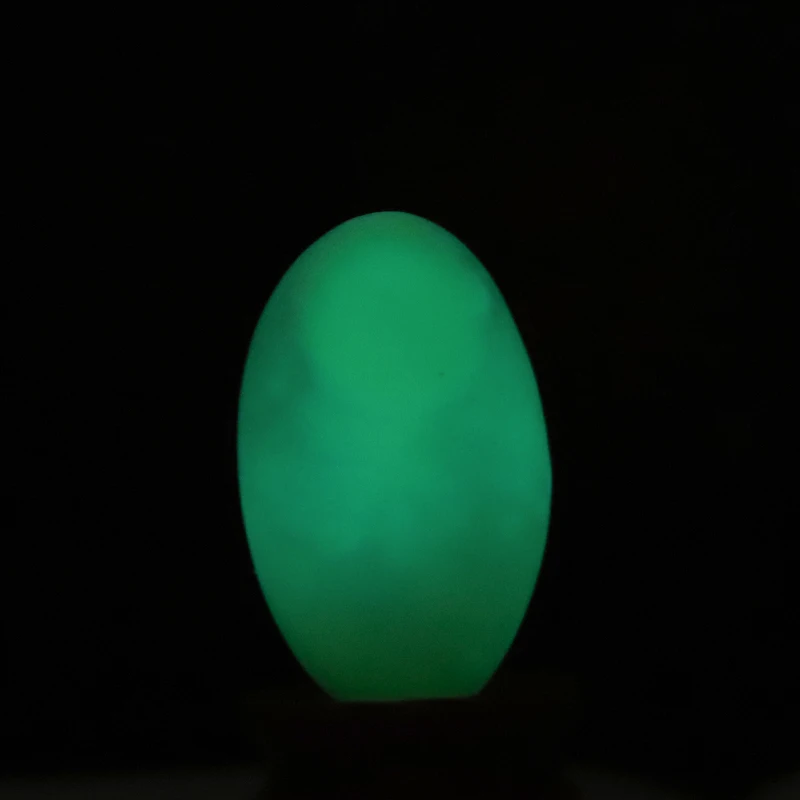 

Natural Fluorite Night Original Stone Luminous Stone Super Bright Crystal Ball Ornament Decoration Creative Gift