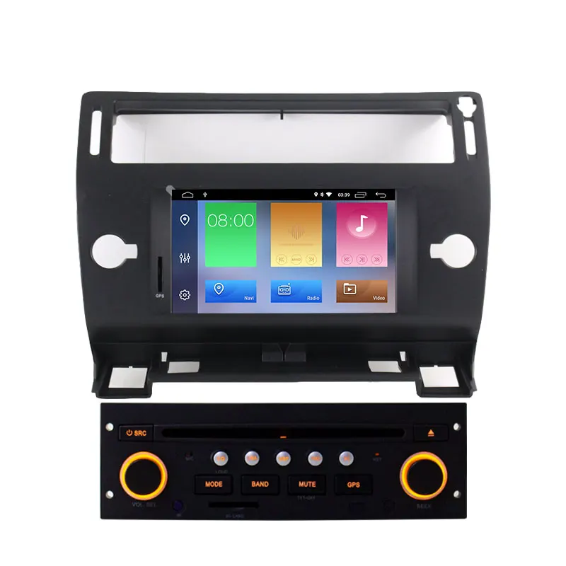 Black JDASTON 1 Din Android 10,0 автомобильный dvd-плеер gps навигация для Citroen C4 Quatre Triumph 2004-2012 Автомобильный мультимедийный радио wifi Аудио - Цвет: Black