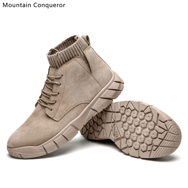 Горные завоеватели сезон осень Новинка Мужская обувь размеры 39 44 Мужские ботинки