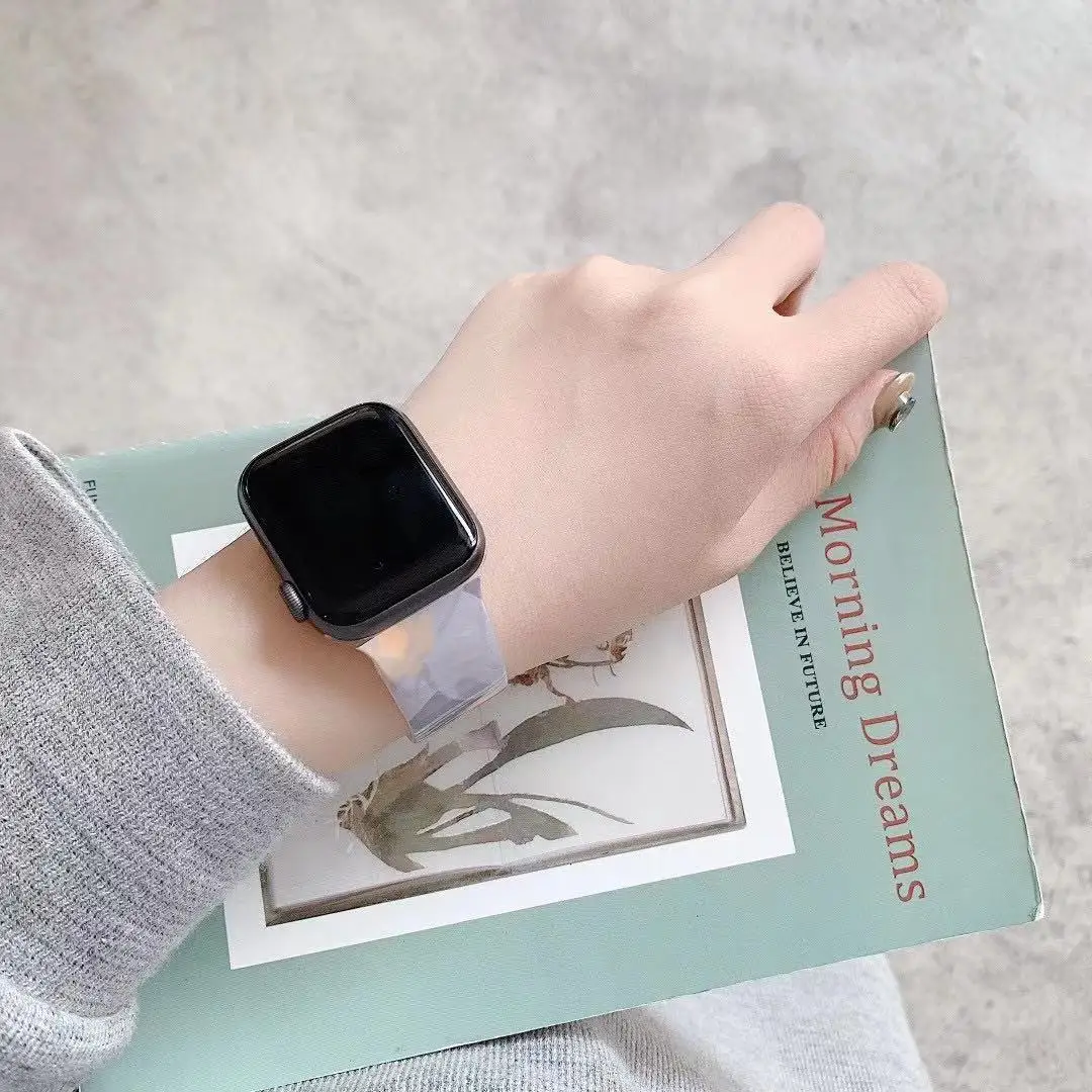 Ремешок силиконовый для Apple Watch 38 40 42 44 мм i Series 3 4 5 6 | Электроника