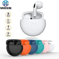 tws bluetooth earphones air pro 6 wireless headphones 8d hifi earpiece with mic noise reduction earbuds headsets for all phones