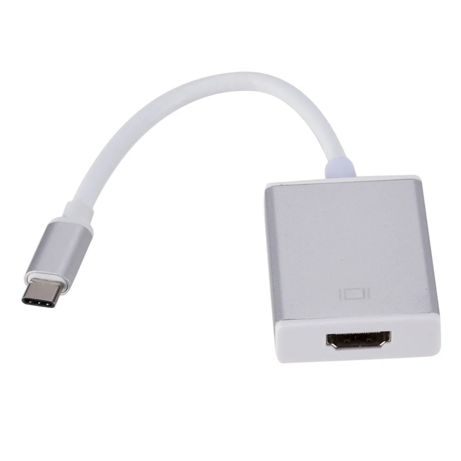 Цифровой Кабель-адаптер WVVMVV Φ TYPE C к HDMI 4K HDTV для Apple Macbook и Chromebook Pixel | Электроника