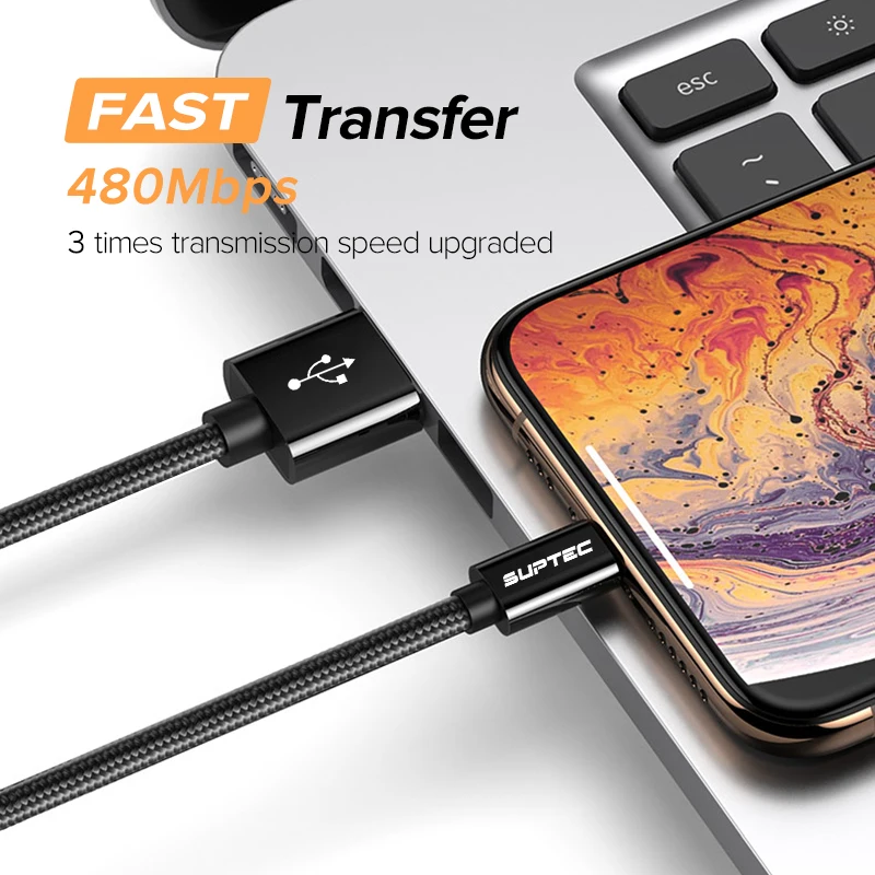 SUPTEC usb type-C кабель 3A провод для быстрого заряда USB-C кабель для передачи данных Quick Charge 3,0 шнур для samsung S9 S8 Xiaomi mi9 type-C устройств