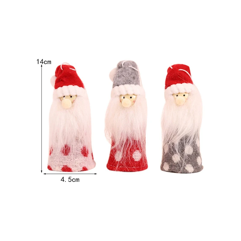 Рождественские Чулки украшения для кукол рождественские дома Санта Клаус кукла