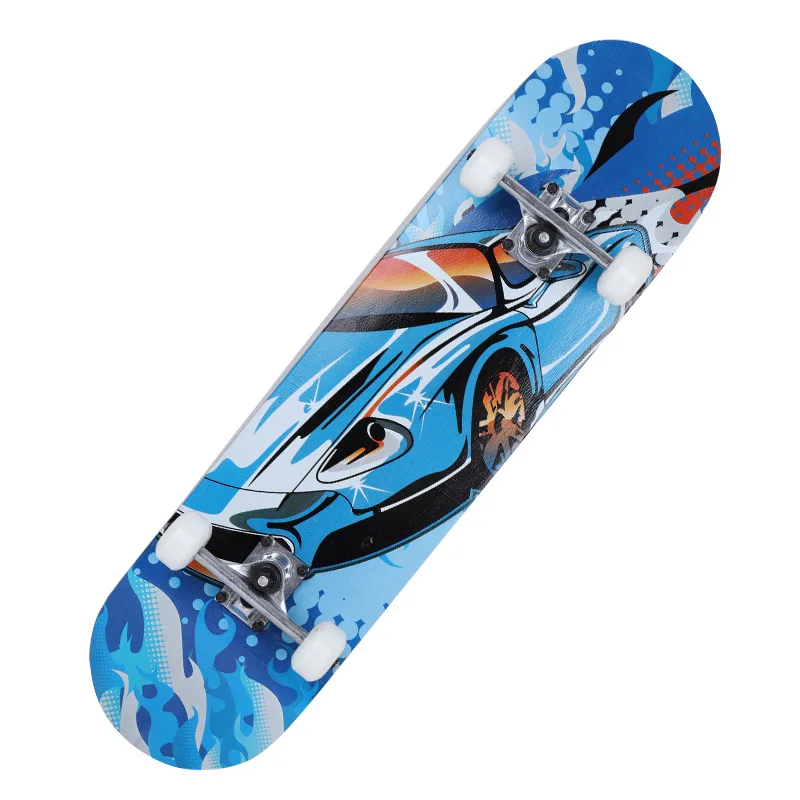 

Off Road Professional Skate Board Double Rocker Complete Surf Skateboard Shape Maple Deskorolka Skate Board Accessories BI50SB