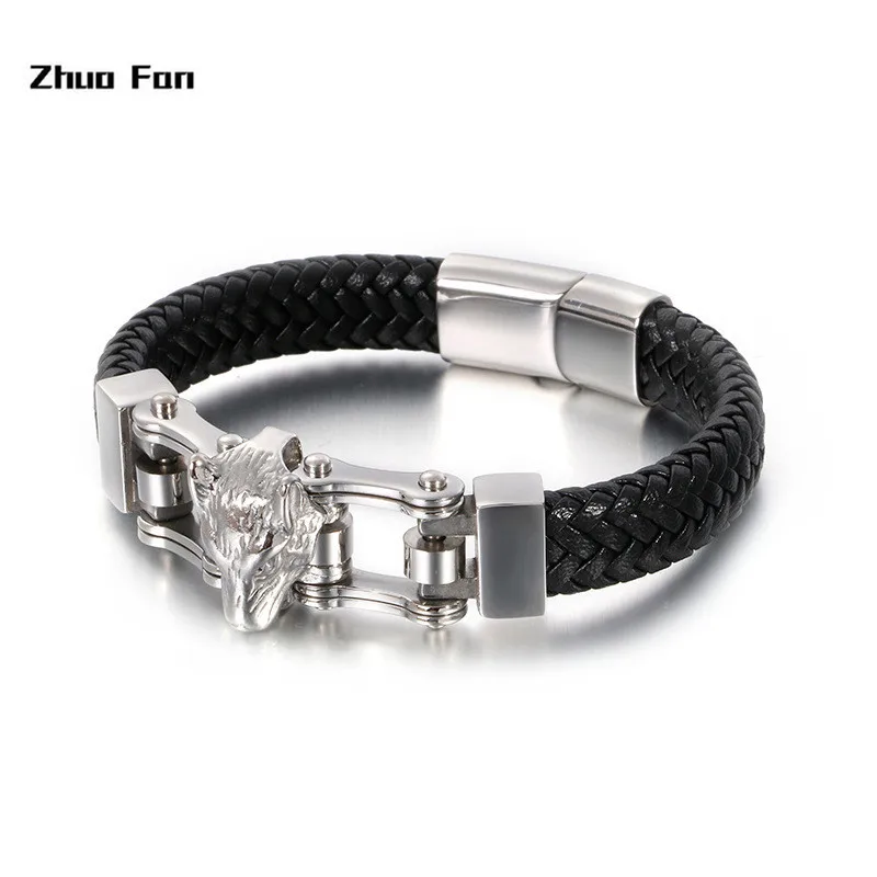 Мужской браслет из натуральной кожи золотистого цвета|Браслеты| |