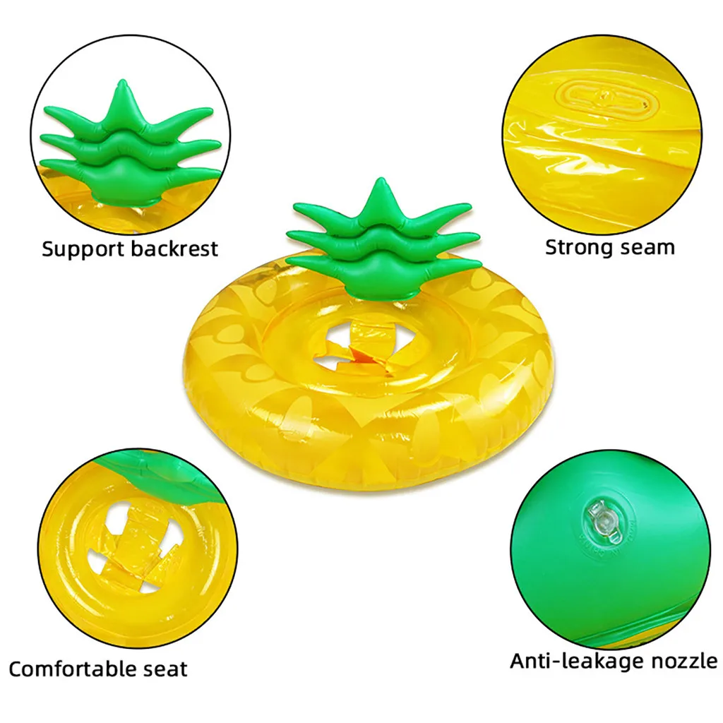 Компьютерное кольцо для бассейна с фруктовым принтом плавания ананасом вечерние