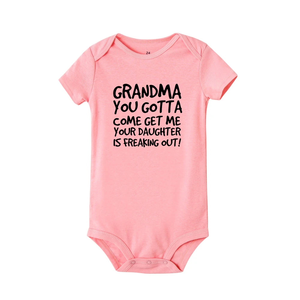 Комбинезон с короткими рукавами и надписью для новорожденных мальчиков