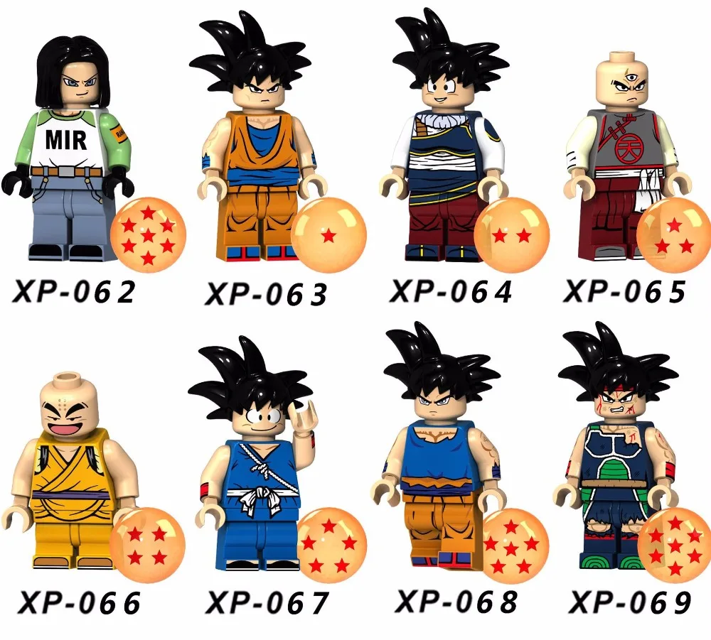 Новый Dragon Ball Z Goku Son Gohan Raditz Lieut Arnold строительные блоки кирпичи Aciton фигурка подарок