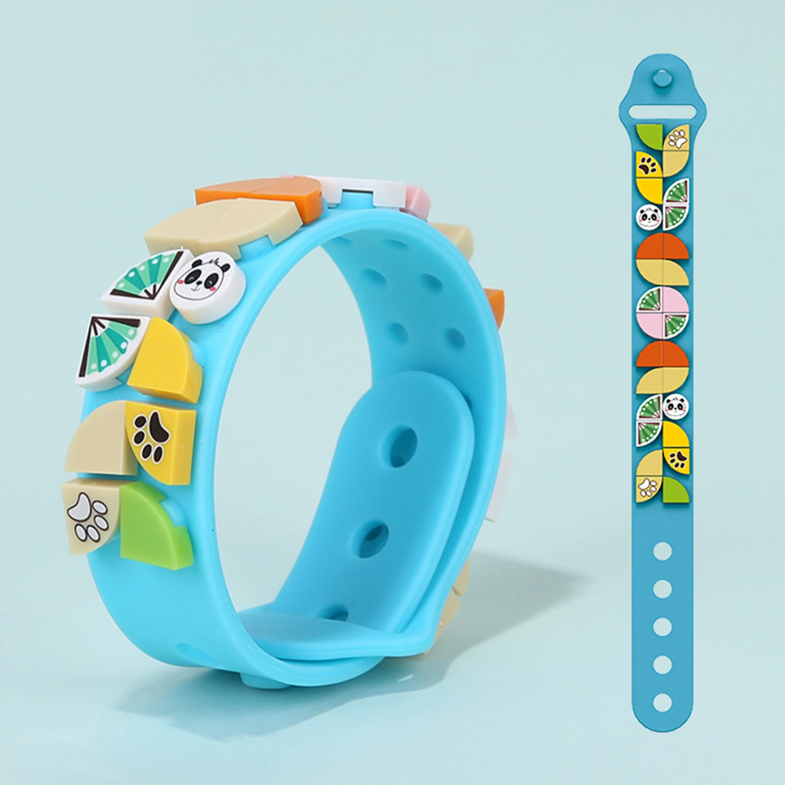 

5Pcs Kid DIY Small Particles Building Block Creative Practical Durable Attractive Stylish Craft Bracelet Children Toy