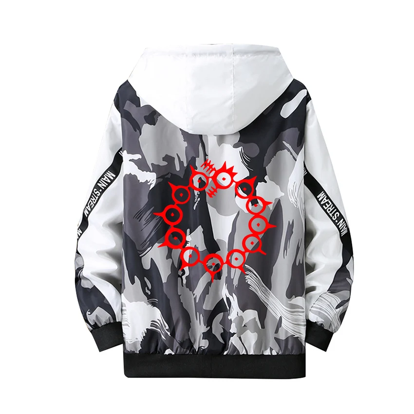 

The Seven Deadly Sins Cosplay Hoodie Meliodas Diane Ban Luminous Print Camouflage Coat Sport Thick Jacket Anime Peripheral