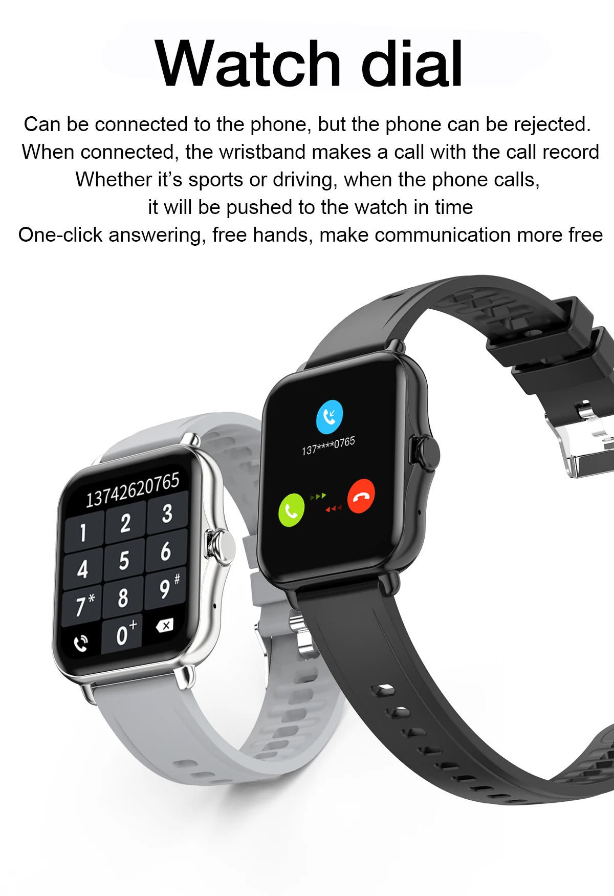 2021 smart watch dial call watches men women waterproof smartwatch fitness tracker for android apple huawei xiaomi free global shipping