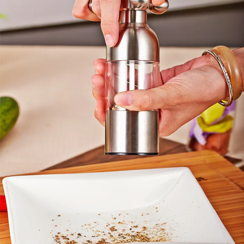 Мельница для перца и соли кухонный измельчитель 4 цвета чеснока специй