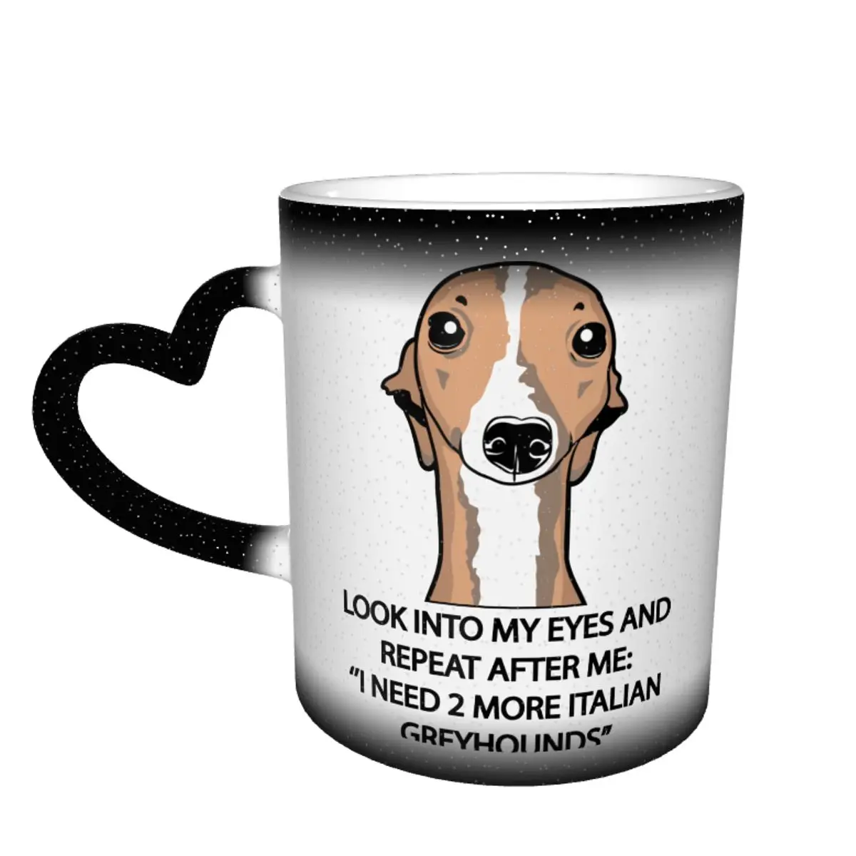 

Greyhound Mug Color Changing Cheap Mug Aesthetic Ceramic Office Cups