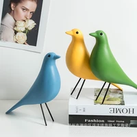 nordic bird statue crafts home decoration accessories for living room desktop bird decoration ornaments mini garden peace dove