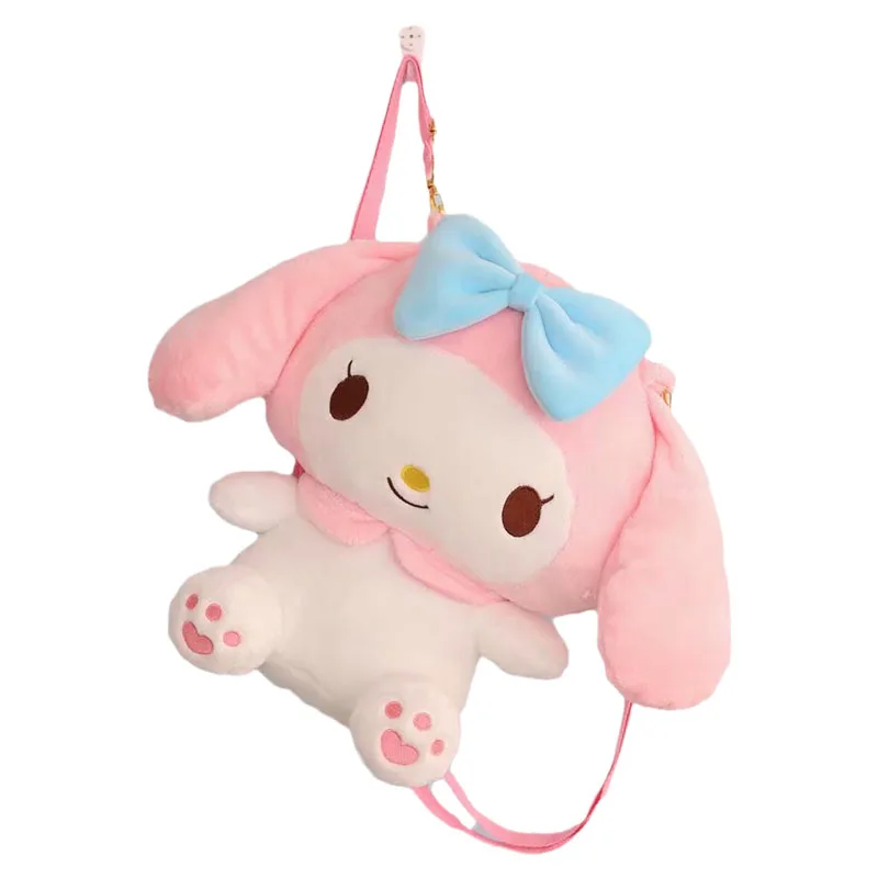 

Плюшевые куклы Takara Tomy Sanrio, 32 см, помпоны пурин, моя мелодия, куроми, японские фигурки аниме, подарок на день рождения, рюкзак, игрушки для дево...