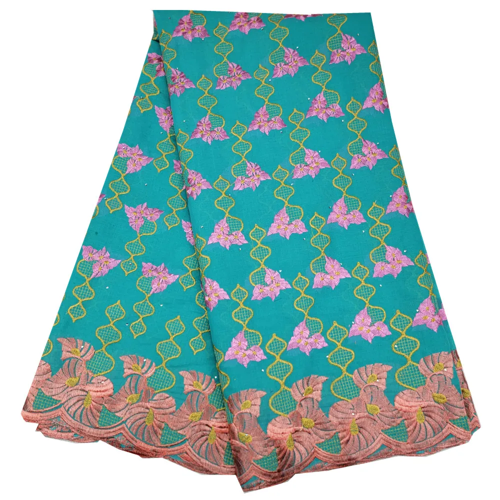 

High Quality African Lace Fabric Latest swiss voile lace in switzerland 2022 for Nigerian Party Wedding Dress 5Yards h83-44