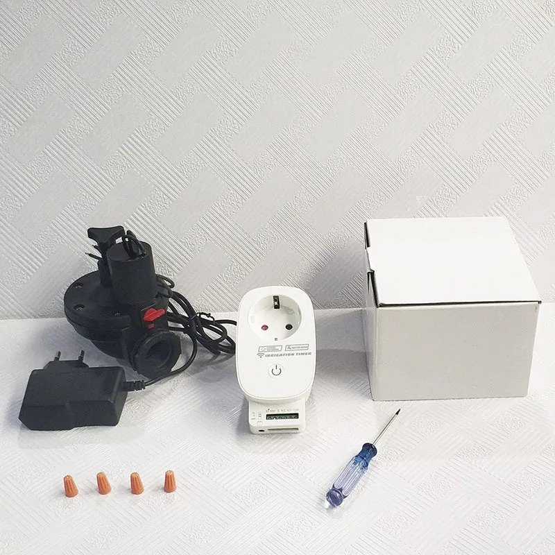 

Smart Garden Irrigation Timer WIFI Connect Watering Timer Waterproof Water Valve Irrigation Controller Smart Watering System