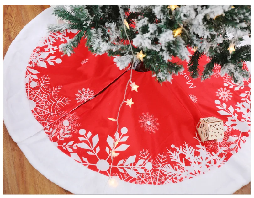 1 шт. 60 152см белые плюшевые юбки с рождественской елкой меховые ковры