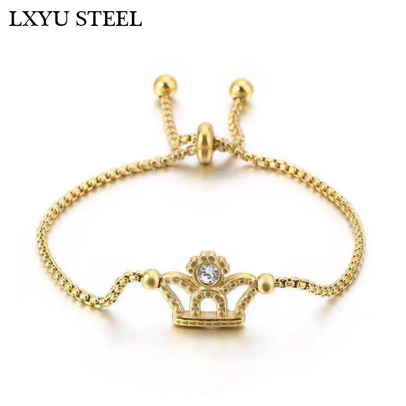 Браслет из нержавеющей стали для женщин и мужчин с фианитами|Цепочки браслеты| |