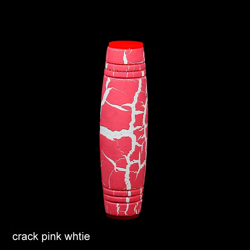 crack pink whtie Деревянный Непоседа смешной ручной Спиннер снятие стресса флип-палка ручной декомпрессии концентрат игрушка японская Скалка палка игрушка - Цвет: crack pink whtie
