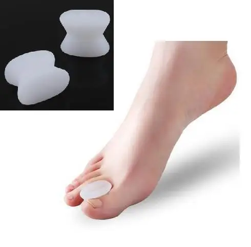 

Hot 1Pair Gel Toe Separator Foot Care Tool Silicone Big Toe Bunion Straightener Valgus Hallux Bunion Corrector Alignment
