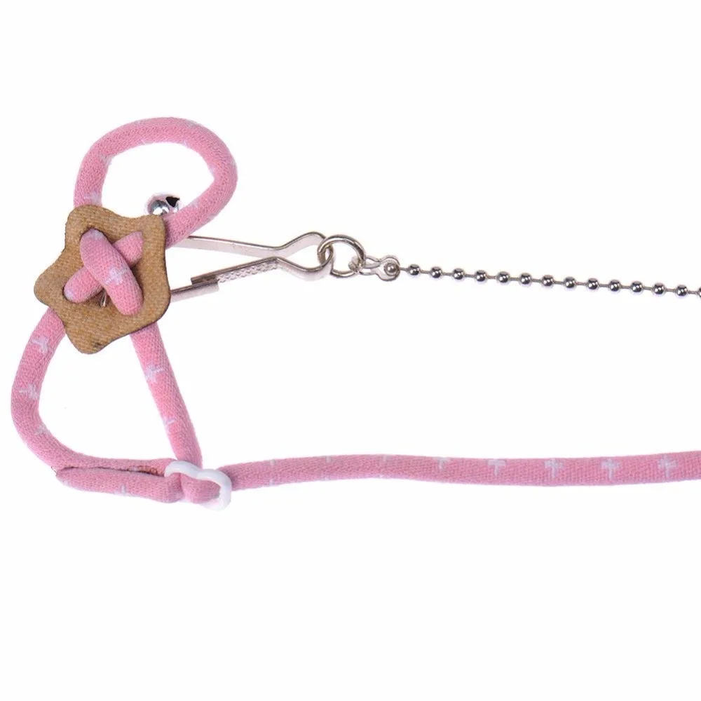 Nylon Harness Vest and Leash Set Adjustable Lead for Pet Dwarf Hamster Gerbil Rat Mouse Ferret Chinchilla Squirrel Small | Дом и сад