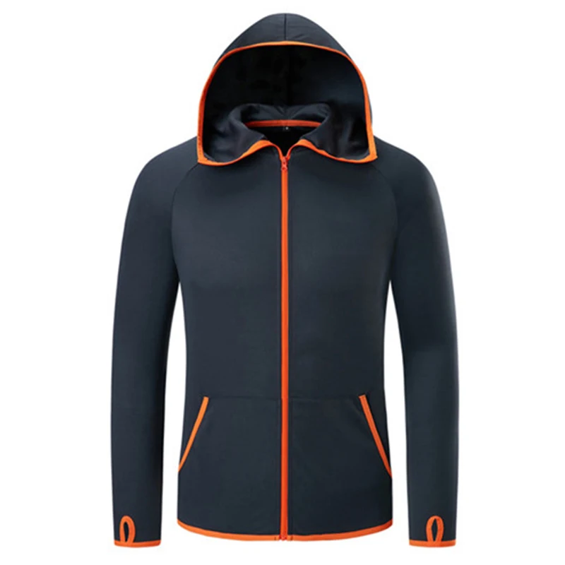 Водонепроницаемая куртка осень зима Мужская гладкая легкая утолщенная на молнии