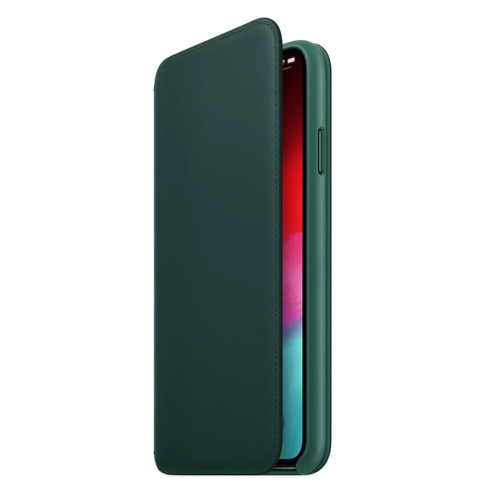 Оригинальный Официальный Кожаный чехол книжка для IPhone 11 Pro/11 Pro Max настоящая 1:1