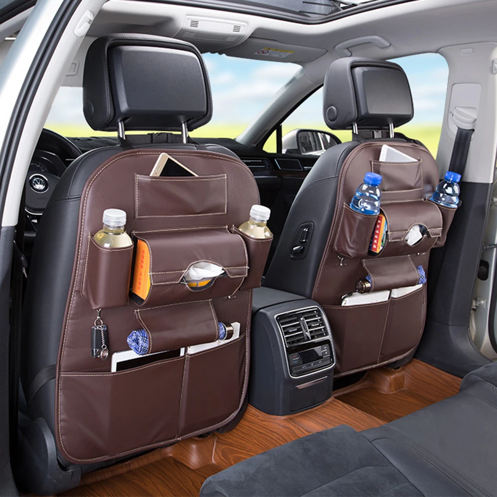 

Car Back Seat Organizer Kid Storage Bag Anti-Kick Pad For Volvo XC90 XC60 XC40 XC70 S90 S80 S60 S40 V90 V70 V60 V40 C30 C70 V50
