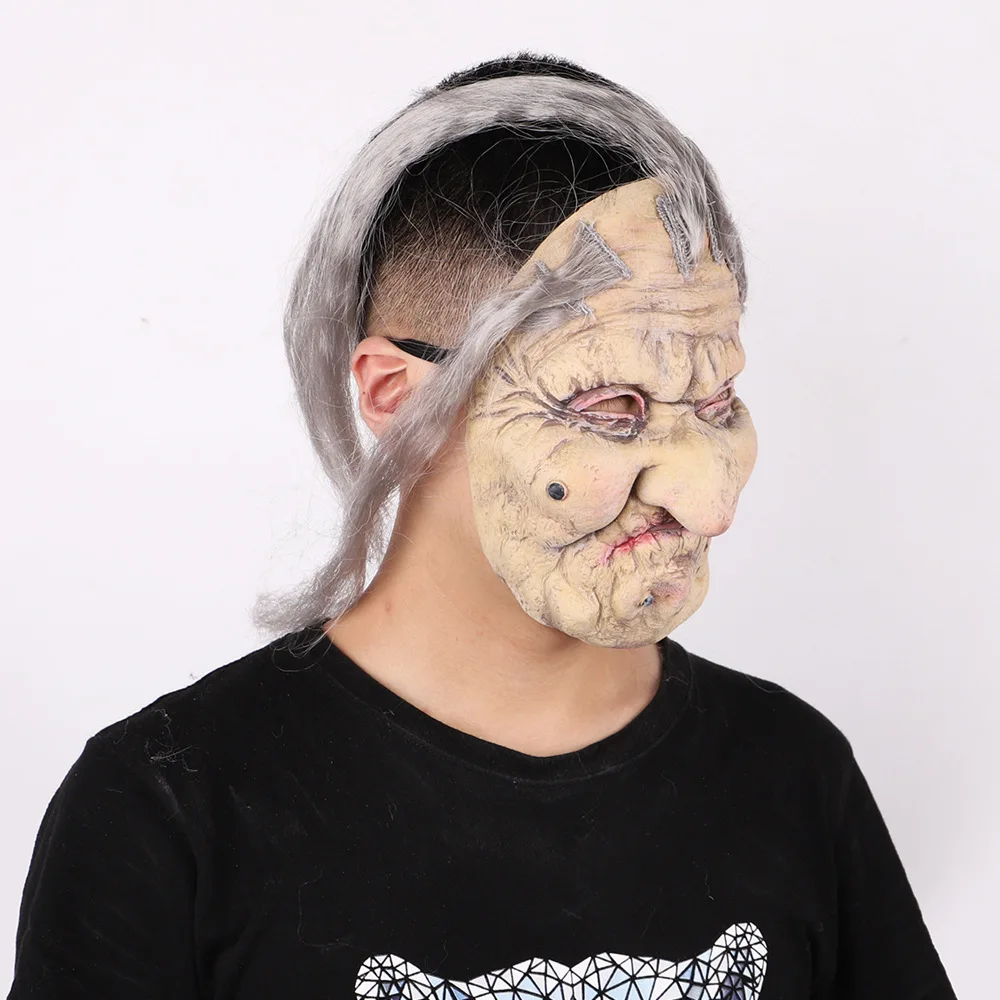 Косплей Хэллоуин Зомби Маска карнавальный костюм зомби ужасная маска Маскарад
